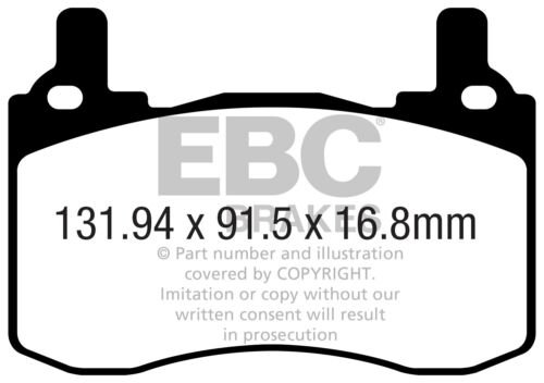 Колодки тормозные DP42357R EBC Yellowstuff 