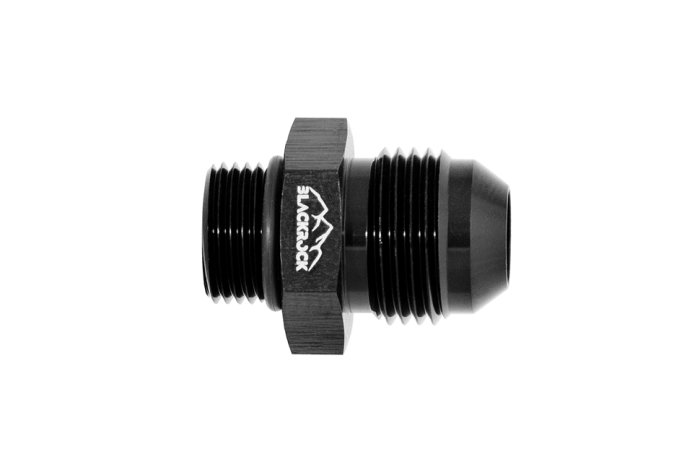 Адаптер П AN08 - П ORB AN08, алюминий, BLACKROCK LAB, AN920-08ORB08BK