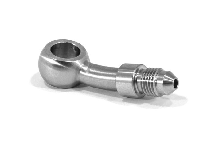 Адаптер banjo M10 mm - AN03, 20° нерж сталь, BLACKROCK LAB, 776-03-D1020SS