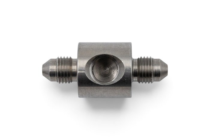 Соединитель тройник под датчик П AN03 - М NPT1/8X27 - П AN03,  нерж сталь, Goodridge MCHD-011C