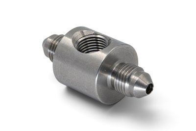 Соединитель тройник под датчик П AN03 - М NPT1/8X27 - П AN03,  нерж сталь, Goodridge MCHD-011C