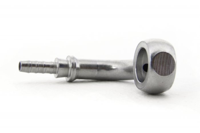 Фитинг banjo d10 mm, 90° D-03 сталь, под опрессовку S5099-03Z1, Goodridge