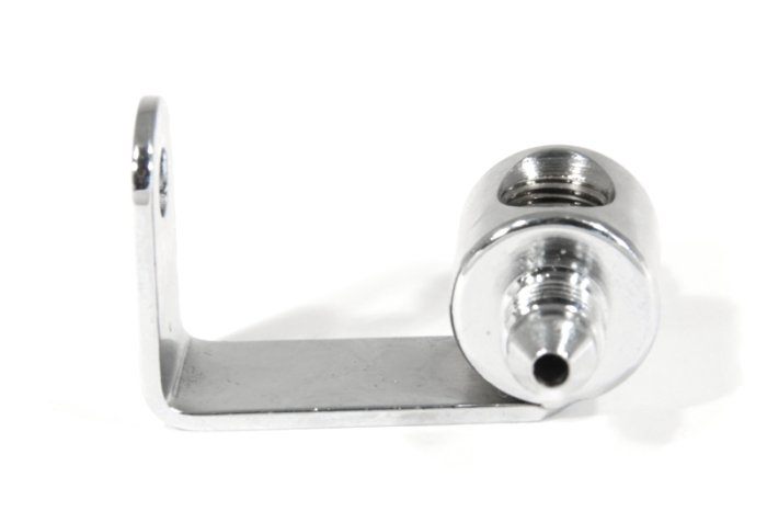 Соединитель тройник под датчик П AN03-М NPT1/8X27 - П AN03, с кронштейном, хром, Goodridge MCHD-016