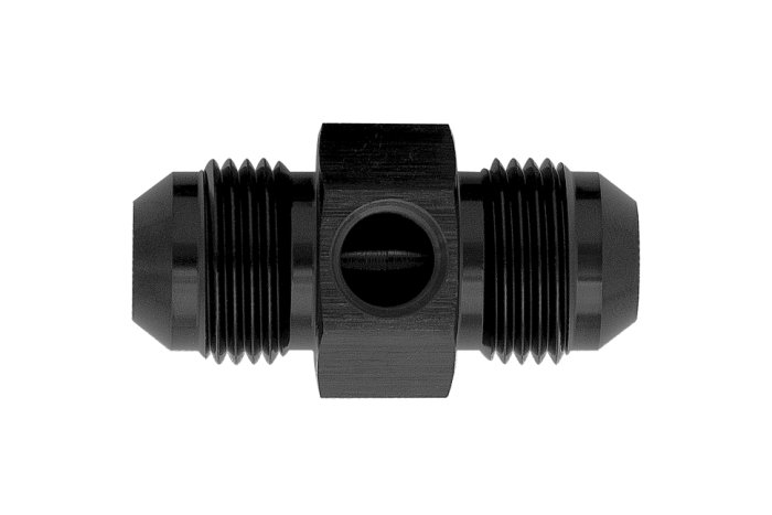 Адаптер под датчик NPT1/8", П AN6 - П AN6, алюминий, BLACKROCK LAB AN0606-18NPT2BK
