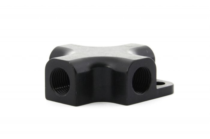 Соединитель четыре входа Goodridge М-М-М-М (M10x1   4 входа) female прямой конус алюминий, 2206-31D