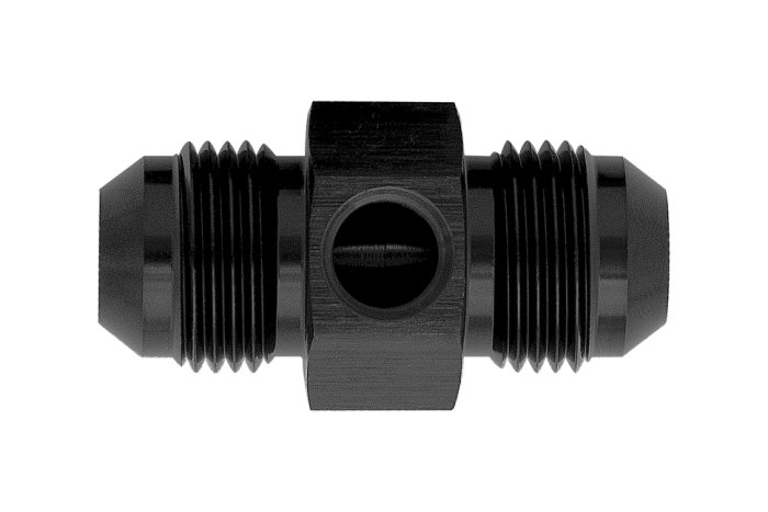 Адаптер под датчик NPT1/8", П AN8 - П AN8, алюминий, BLACKROCK LAB AN0808-18NPT2BK
