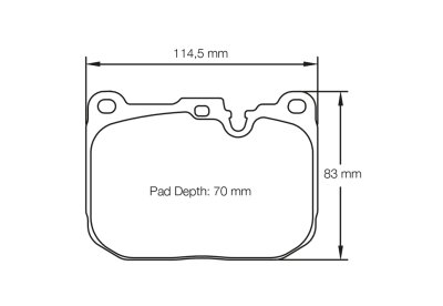 Колодки тормозные 4931-RSL1 PAGID RSL1 (HB765) перед BMW M4 F82; M3 F80 F30; F20 F87 M-Performace