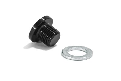 Заглушка (папа) M12 x 1.5 mm, алюминий, BLACKROCK LAB, AM814-M1215BK