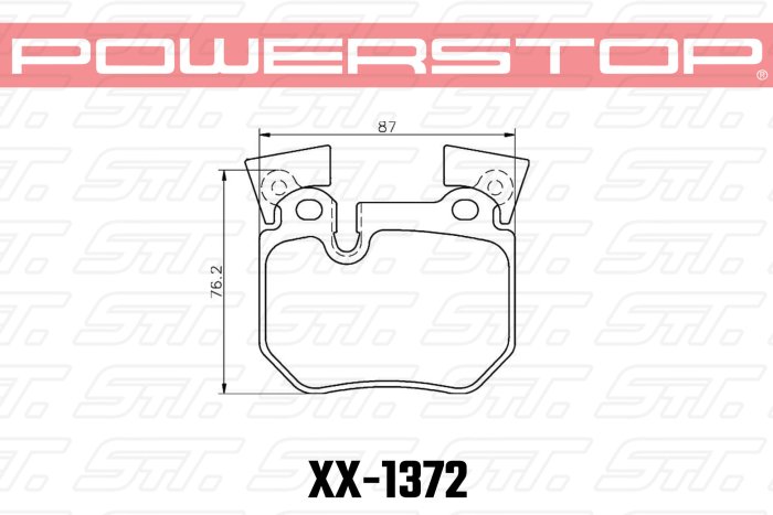 Колодки тормозные 23-1372 PowerStop Z23 задние BMW 135i (E88), (E82); BMW Performance