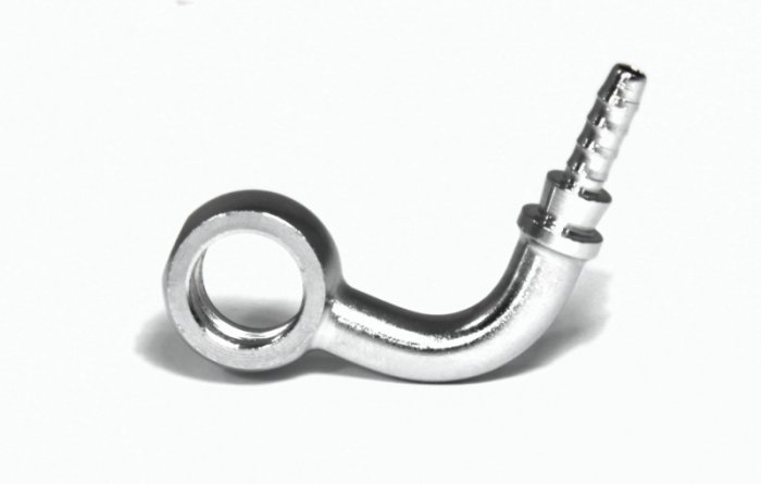 Фитинг banjo d10 mm, 90°, вбок D-03 хром, под опрессовку S5099S-03CH, Goodridge