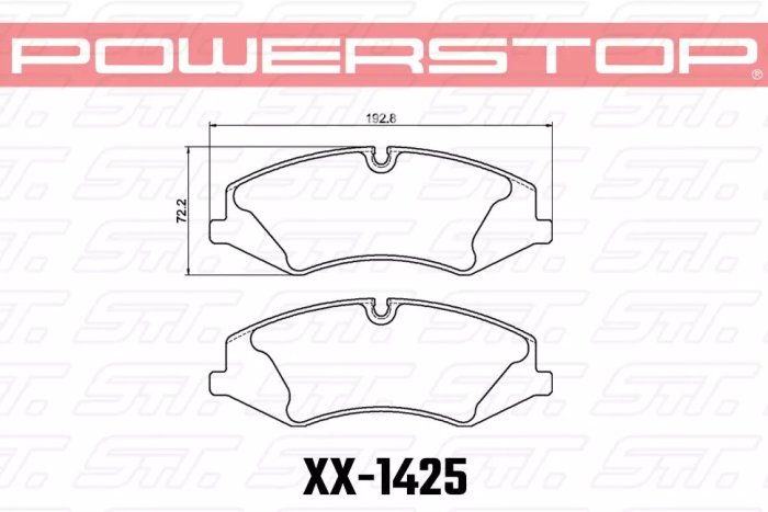 Колодки тормозные 23-1425 PowerStop Z23 передние RANGE ROVER SPORT; IV; колесо 19"