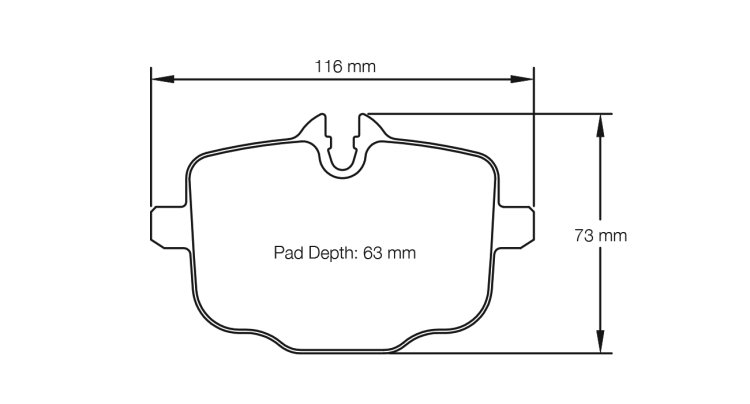 Колодки тормозные 4932-RSL29 PAGID RSL29 (HB820) задние BMW M3 G80; M4 G82; M5 F10; M6 F12; X5 G05; 