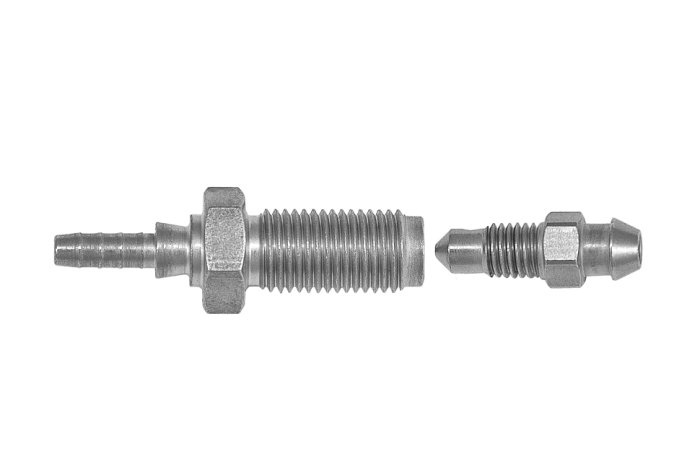 Фитинг папа AN-03 3/8Х24 под прямой конус, длинный D-03 сталь, под опрессовку S443-03BNZ1, Goodridge