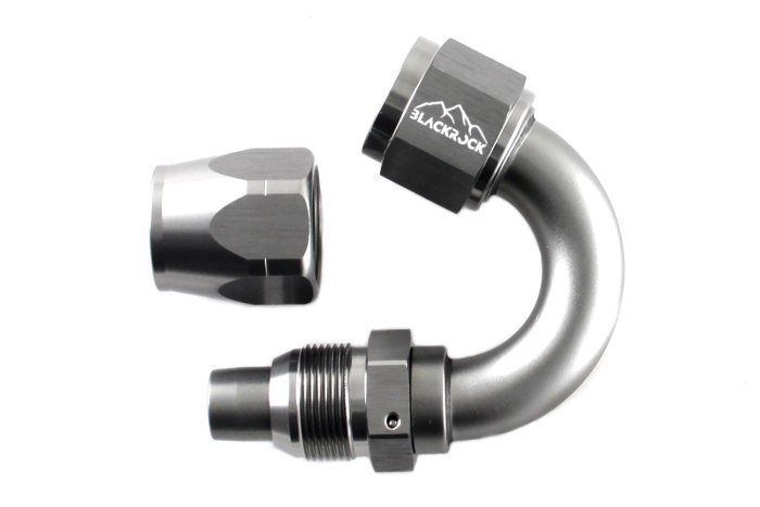 - 10 AN (10AN AN10) фитинг 150°, 20 серия Cutter Style, BLACKROCK LAB A10-150-2Ti