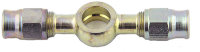 Фитинг banjo d10 mm, двойной вход шланга D-03 сталь 5098-03P, Goodridge