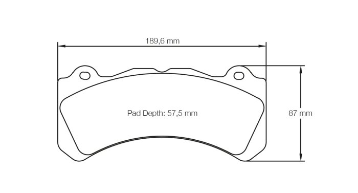 Колодки тормозные 23-1819 PowerStop Z23 Brembo GT 6 поршней тип J, N