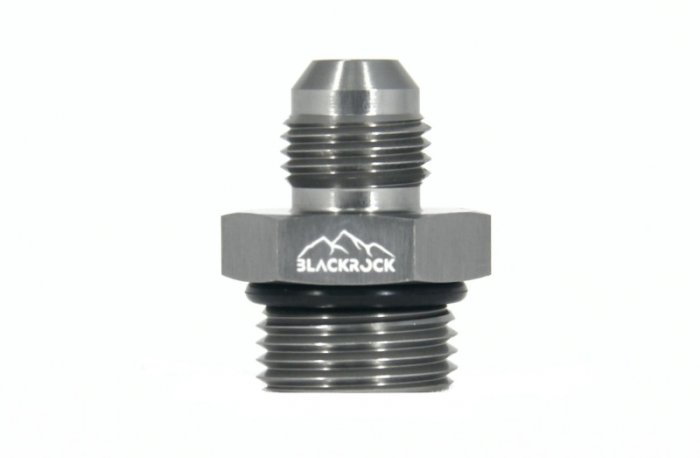 Адаптер П AN06 - П ORB AN08, алюминий, BLACKROCK LAB, AN920-06ORB08Ti