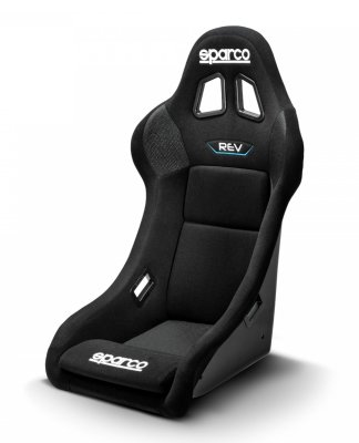 Спортивное сиденье REV QRT SPARCO, черное, FIA, 008014RNR