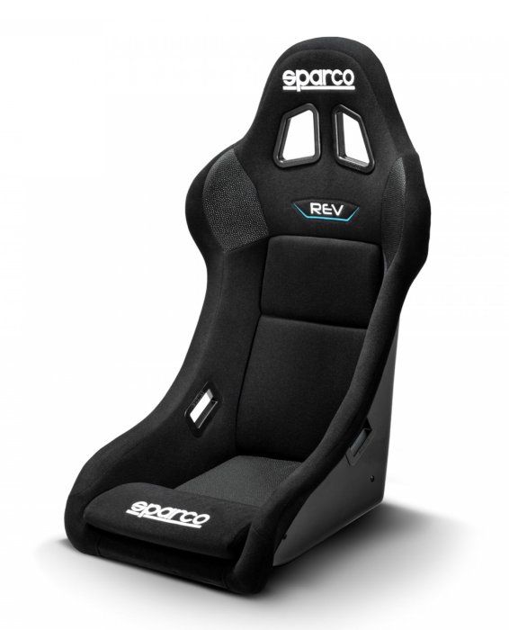 Спортивное сиденье REV QRT SPARCO, черное, FIA, 008014RNR