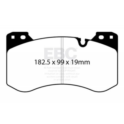 Колодки тормозные DP42454R EBC Yellowstuff передние M2 G87; M3 G80; M4 G82;