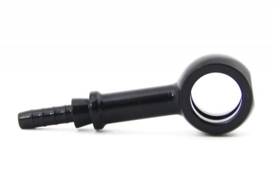 Фитинг banjo d10 mm, длинный D-03 алюминий ЧЕРНЫЙ, под опрессовку S5092-03DBK, Goodridge