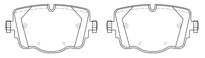 Колодки тормозные 23-2154 PowerStop Z23 задние AUDI RS6 C8, RS7 4K, Q7, Q8, BENTLEY BENTAYGA, URUS