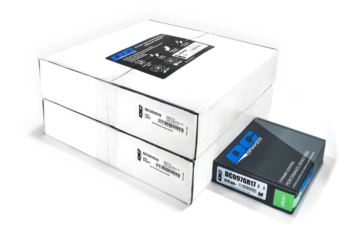 КОМПЛЕКТ ПЕРЕДНИЙ Тормозные диски + колодки DC Brakes Toyota LC150 PRADO, Lexus GX460