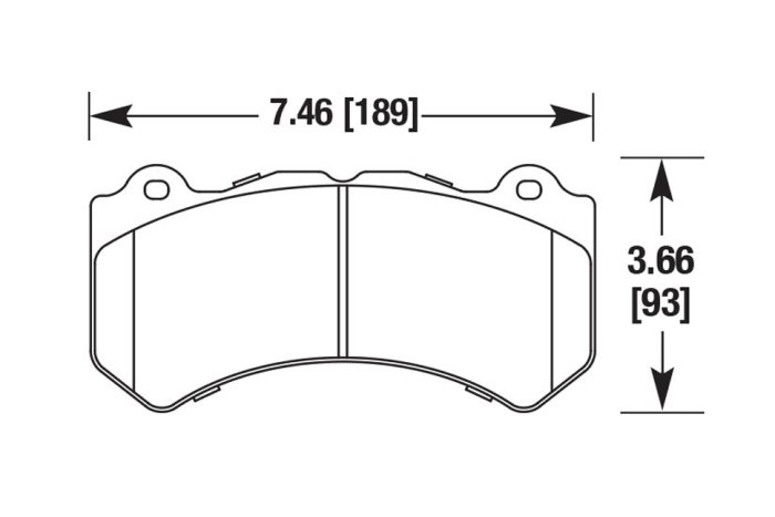 Колодки тормозные DP81939RPX EBC RP-X перед AUDI RS6 MK3 4F; RS7 4GA, AMG GL 63