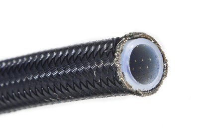 Армированный шланг AN-06/D-06, T60 серия, тефлон (PTFE) BlackRock Lab T606BK черный
