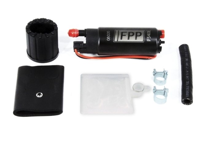 Бензонасос 340 л/ч, с установочным комплектом FPP P340E с керамической турбиной (замена AEM 50-1215)