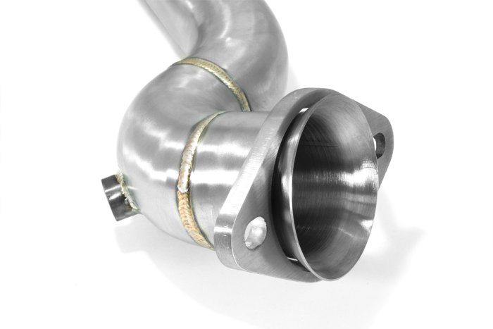 Приемная труба (даунпайп) FD-DP-0225 BlackRock Lab Ford MUSTANG 2.3T 2015-2019