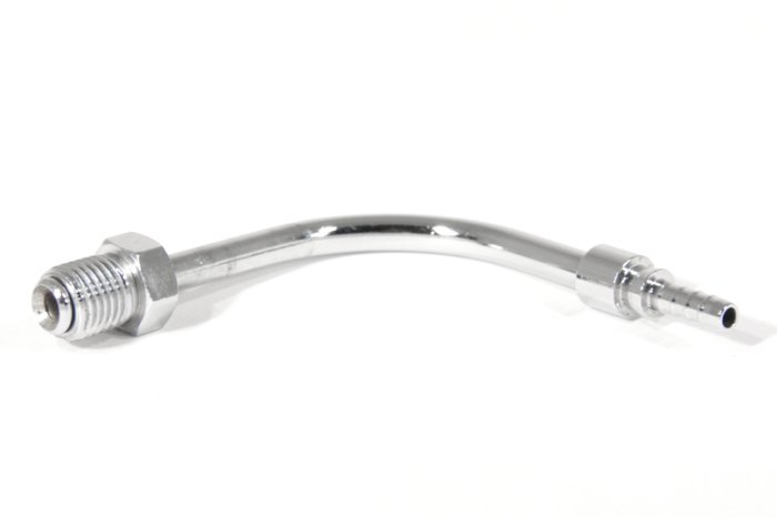 Фитинг папа AN-03 3/8Х24  под обратный конус, 90° D-03 хром, под опрессовку S691-03CH, Goodridge