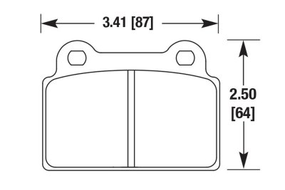 Колодки тормозные DP81985RP1 EBC RP-1 задние MITSUBISHI Lancer EVO10