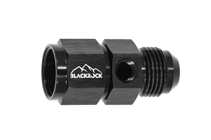 Адаптер под датчик NPT1/8", М AN10 - П AN10, алюминий, BLACKROCK LAB AN1010-18NPTBK