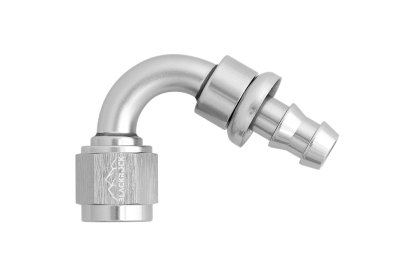 - 6 AN (6AN AN6) фитинг 120° PUSH FIT серия BLACKROCK LAB P06-120-7Ti