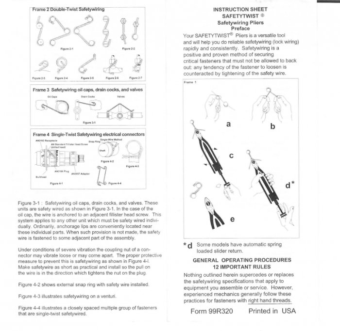 Плоскогубцы автоматические для скручивания контровочной проволоки Milbar 1W393; 23см (9")