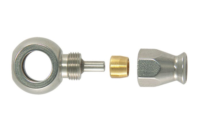 Фитинг banjo d10 mm, короткий D-03, нерж. сталь 5091-03C, Goodridge