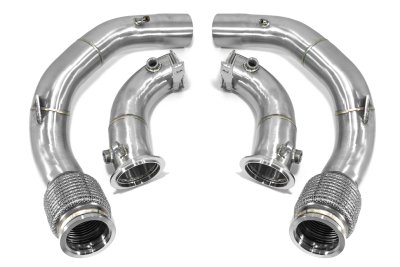 Приемная труба (даунпайп) BMW-DP-9563 BlackRock Lab BMW X5M F95, X6M F96 (S63) 2020-2021