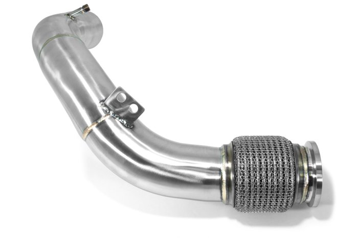 Приемная труба (даунпайп) BMW-DP-9563 BlackRock Lab BMW X5M F95, X6M F96 (S63) 2020-2021