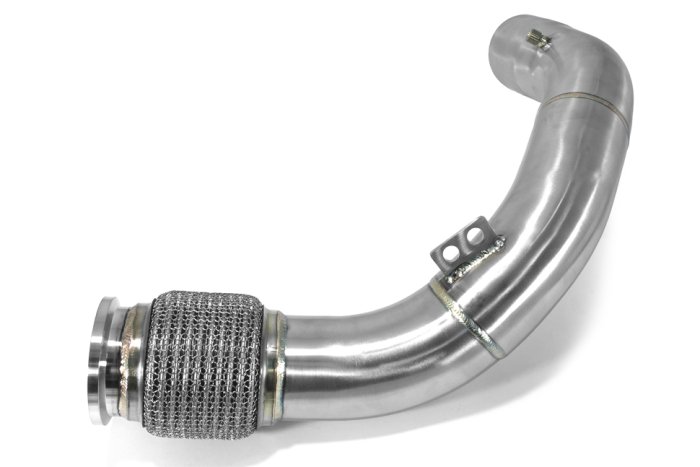 Приемная труба (даунпайп) BMW-DP-9563 BlackRock Lab BMW X5M F95, X6M F96 (S63) 2020-2021