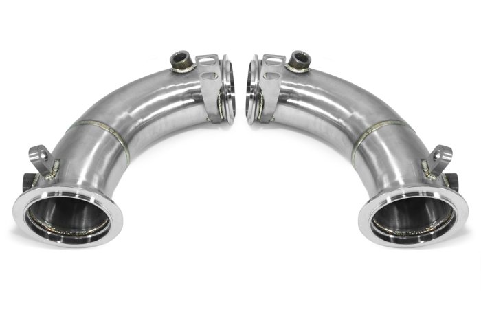 Приемная труба (даунпайп) BMW-DP-9563 BlackRock Lab BMW X5M F95, X6M F96 (S63) 2020-2021