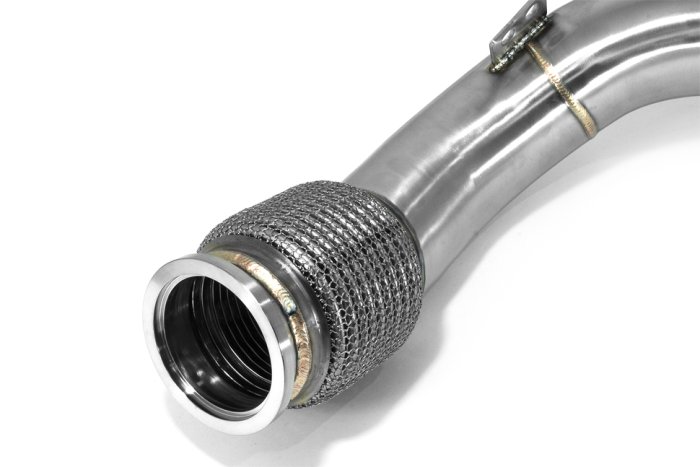 Приемная труба (даунпайп) BMW-DP-9563 BlackRock Lab BMW X5M F95, X6M F96 (S63) 2020-2021