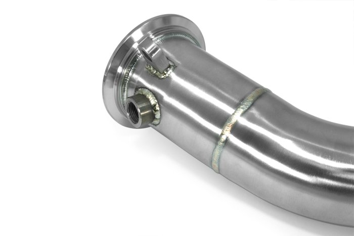 Приемная труба (даунпайп) BMW-DP-9563 BlackRock Lab BMW X5M F95, X6M F96 (S63) 2020-2021