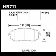 Колодки тормозные HB711D.661 HAWK ER-1 - Колодки тормозные HB711D.661 HAWK ER-1