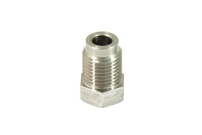 Штуцер (для тормозной трубки) папа M10x1 mm КОРОТКИЙ нерж. сталь Goodridge N8401C