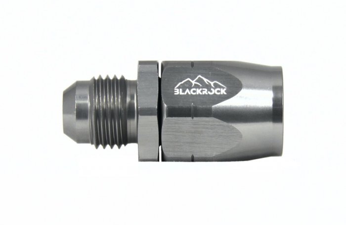 - 6 AN (6AN AN6) фитинг прямой ПАПА, BLACKROCK LAB A06-001-MA6Ti