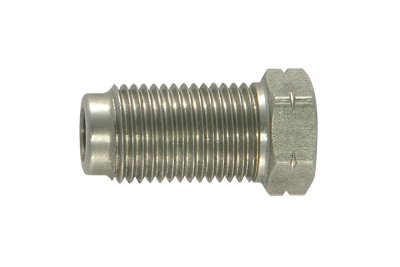 Штуцер (для тормозной трубки) папа M10x1 mm ДЛИННЫЙ нерж сталь Goodridge N8402C