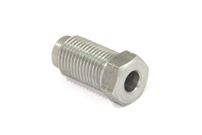 Штуцер (для тормозной трубки) папа M10x1 mm ДЛИННЫЙ нерж сталь Goodridge N8402C