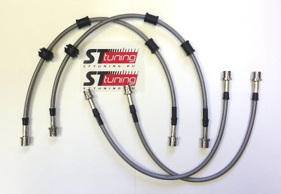 Армированные тормозные шланги Goodridge TPR2000-4PCF (4 шт.) Porsche Cayenne/Audi Q7/VW Touareg Colo