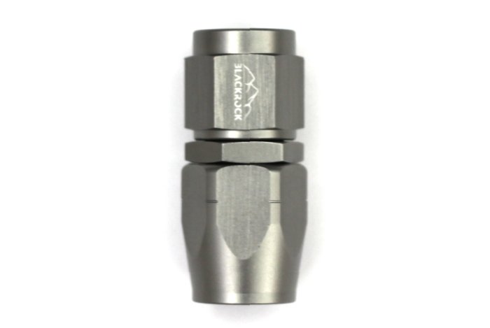 - 6 AN (6AN AN6) фитинг прямой, 20 серия Cutter Style, BLACKROCK LAB A06-001-2Ti